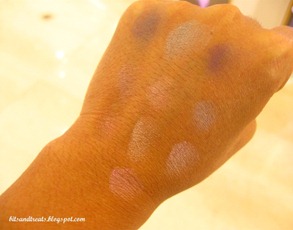 estee lauder pure color eye shadow swatches, by bitsandtreats