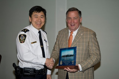 First Chief's Circle Member Peter Brown with Chief Chu
