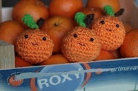 crocheted clementines