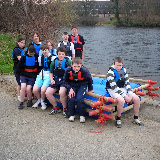 Raft Building with the cadets