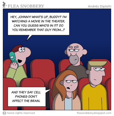 Movies Theaters on Flea Snobbery  At The Movie Theater