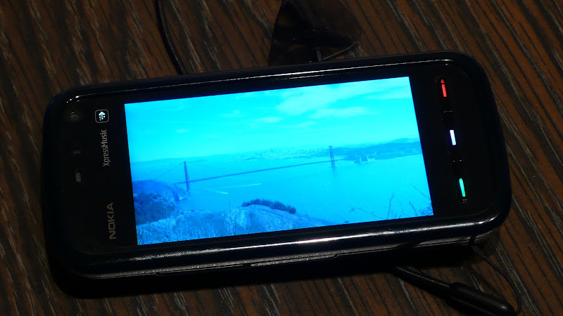 my new cell phone Nokia 5800