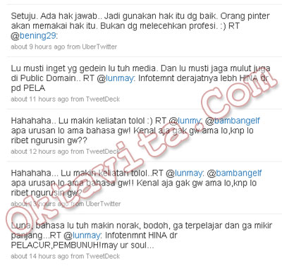 Luna Maya Emosi