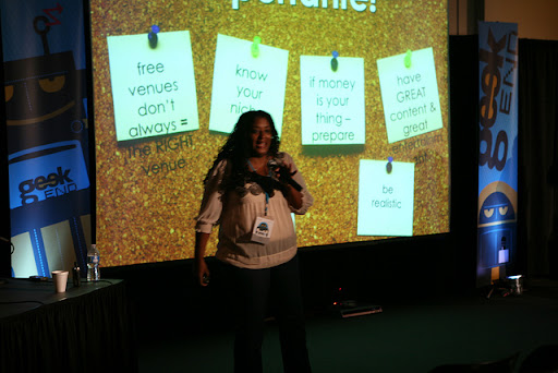 Cheryl Lawson Speaking at Geekend 2010