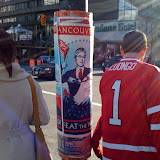 Stephen Colbert's viral poster! I saw this everywhere.