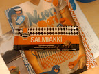 Schokolade mit Lakritzfüllung.