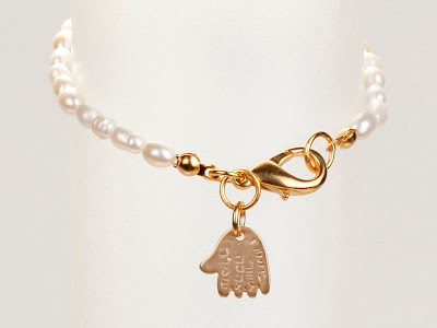 Hamsa & Pearls Bracelet