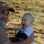 Having a good time with Grampy