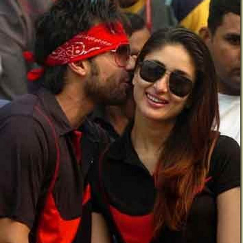 Saif-Kareena on a kissing mania