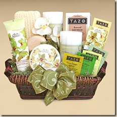 Vanilla Orchid Spa Basket
