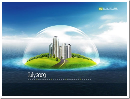 Desktop-Wallpaper-Calendar_July2009