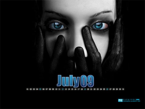 [Desktop Wallpaper Calendar_ July 2009_Black_ photography_ mystery Girl [12].jpg]