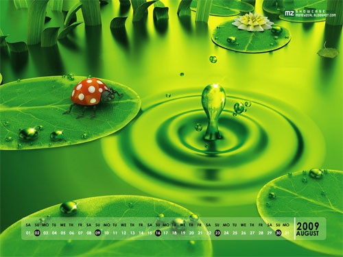 [3d Green Desktop Wallpaper Calendar August 2009[6].jpg]