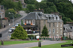 Desde Inverness Castle se ve este restaurante que parece muy coqueto