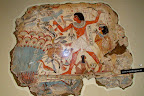 Nebamun cazando en los pantanos