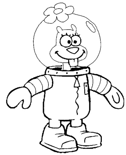 dibujos colorear bob esponja y sus amigos