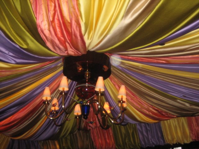 circus tent ceiling