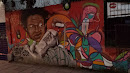 Urban Art Angry Black Man
