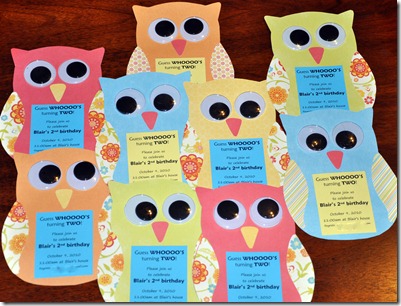 owl invitations 2