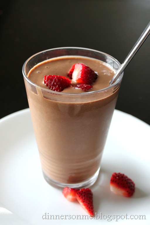 raw chocolate shake