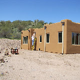 2 downspouts painted 3/27