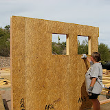 Beginning courtyard walls 2/23