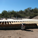 Sheathing view from garage 2/1