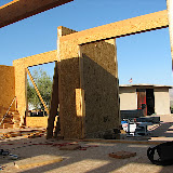 Entry LVLs and viga posts 4/25