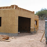 Garage sheathing almost done 5/30