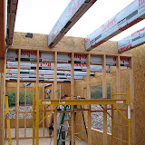 Top panels and beams in dining rm 5/2