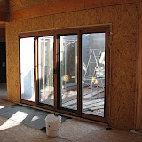 Kitchen slider stained 10/29