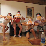 Masks, compliments of Quaker Steak &amp; Lube 7/13