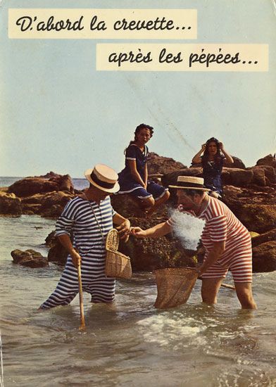 Cartes Postales Pop et  Kitsch des années 50, 70 et 70 - Pop and kitsch vintage postcards from the fifties, the sixties and the seventies : Humours de vacances
