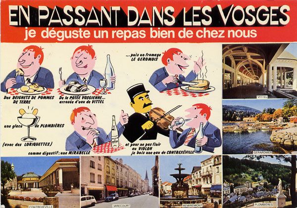 Cartes Postales Pop et  Kitsch des années 50, 70 et 70 - Pop and kitsch vintage postcards from the fifties, the sixties and the seventies : Quelques mots d'humour