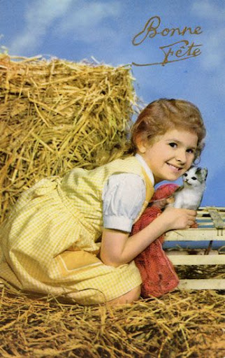 Cartes Postales Pop et  Kitsch des années 50, 70 et 70 Childrens and animals / Enfants et animaux