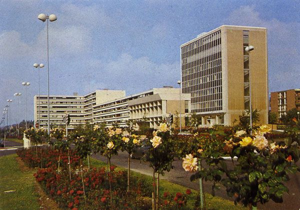 Cartes Postales Pop et Kitsch des années 50, 70 et 70 Back in town / De retour en ville