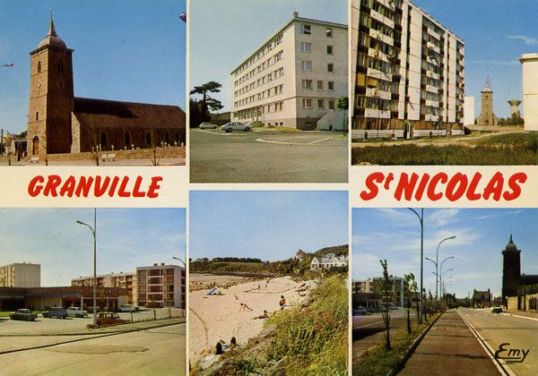 Cartes Postales Pop et  Kitsch des années 50, 70 et 70 villes pas funky / (un) funky towns