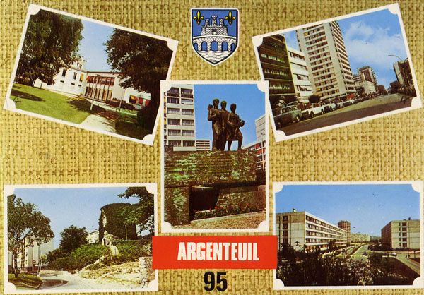 Cartes Postales Pop et  Kitsch des années 50, 70 et 70 villes pas funky / (un) funky towns