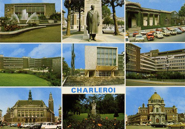 Cartes Postales Pop et  Kitsch des années 50, 70 et 70 villes pas funky / (un) funky towns