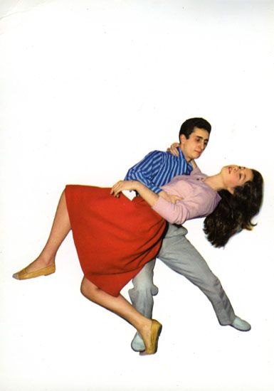 Cartes Postales Pop et  Kitsch des années 50, 70 et 70 - Pop and kitsch vintage postcards from the fifties, the sixties and the seventies : Dance, dance dance