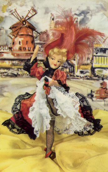 Cartes Postales Pop et  Kitsch des années 50, 70 et 70 - Pop and kitsch vintage postcards from the fifties, the sixties and the seventies : Le retour des poupées