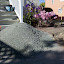 1/4 yard of crushed granite for the new path construction