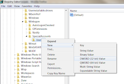 Windows 7 / Vista / XP - Hide User Account from Welcome screen / Login  screen