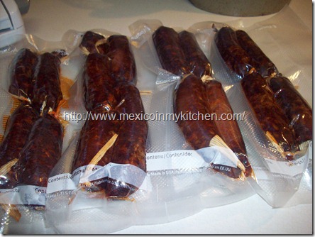 CHORIZOS AL ALTO VACIO