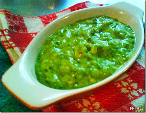 SALSA VERDE CRUDA CON AGUACATE (3) SALSA VERDE CRUDA CON AGUACATE (3)