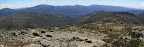 View from Mt Namadgi - the southern Brindabellas