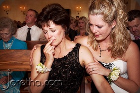 Bride's mother crying - Joretha Taljaard Wedding Photography
