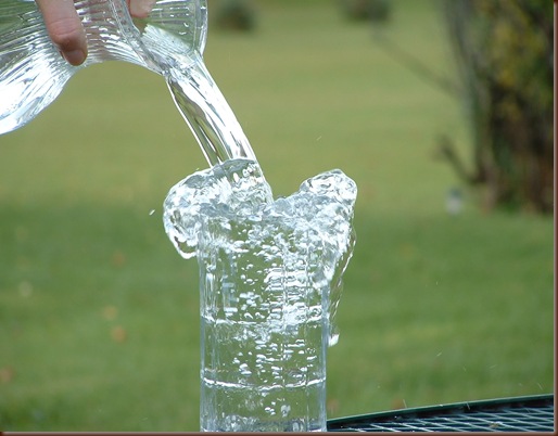 glass of water rush