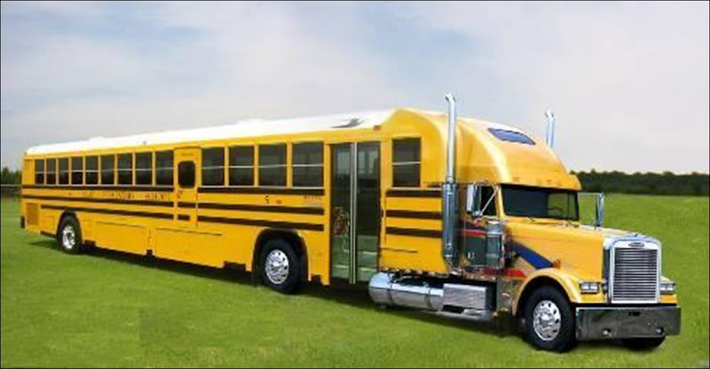 strange yellow school buses strange yellow school buses