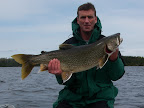 Giant Lake Trout Caugt Fishing at Fireside Lodge, Northwest Ontario www.firesidelodgefishing.com